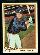 Vintage 1978 TOPPS Baseball Trading Card #370 RUSTY STAUB Detroit Tigers - $9.64