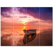 Sunset Ceramic Tile Wall Mural Kitchen Backsplash Bathroom Shower P500989 - $120.00+