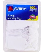 White string Strung HANG TAGS Price Marking jewelry estate yard sale AVE... - $17.43