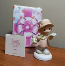 ENESCO 2000 Precious Moments Figurine "THURSDAY'S CHILD HAS FAR TO GO"  ... - $8.91