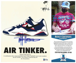 Tinker Hatfield Nike Air Jordan designer signed 8x10 photo Beckett COA proof.. - £217.61 GBP