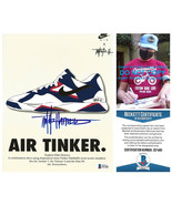 Tinker Hatfield Nike Air Jordan designer signed 8x10 photo Beckett COA p... - £214.23 GBP