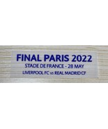 Benzema Real Madrid 2022 UEFA Champions League Final Match Detail vs Liv... - $261.18 MXN