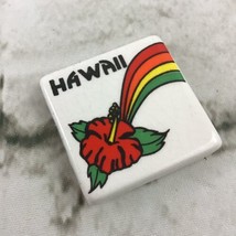 Hawaii Refrigerator Magnet Ceramic Crazing Collectible Travel Souvenir V... - £5.29 GBP