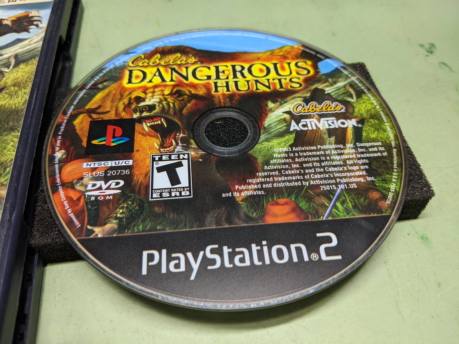 Cabela's Dangerous Hunts Sony PlayStation 2 Disk and Case Item image 3