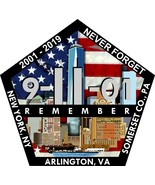 9/11 Pentagon Memorial Decal - 4&quot; X 4&quot; Reflective Material Exterior Wind... - $130.98 MXN