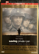 Saving Private Ryan (DVD 1999) Tom Hanks, Edward Burns, Matt Damon, Tom Sizemore - £6.28 GBP