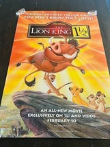 Movie Theater Cinema Poster Lobby Card 2004 Lion King 1 and 1/2 One Pumb... - $29.65