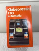 Vintage AGFA Klebepresse F 8S Automatic Super 8 FILM SPLICER Made in Ger... - $28.00