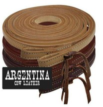 Showman 8ft Argentina Cowhide Leather Split Reins - $41.35+