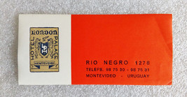 Vintage Rare ✱ Hotel London Palace Uruguay ✱ Hotel Luggage Label Kofferaufkleber - £4.68 GBP