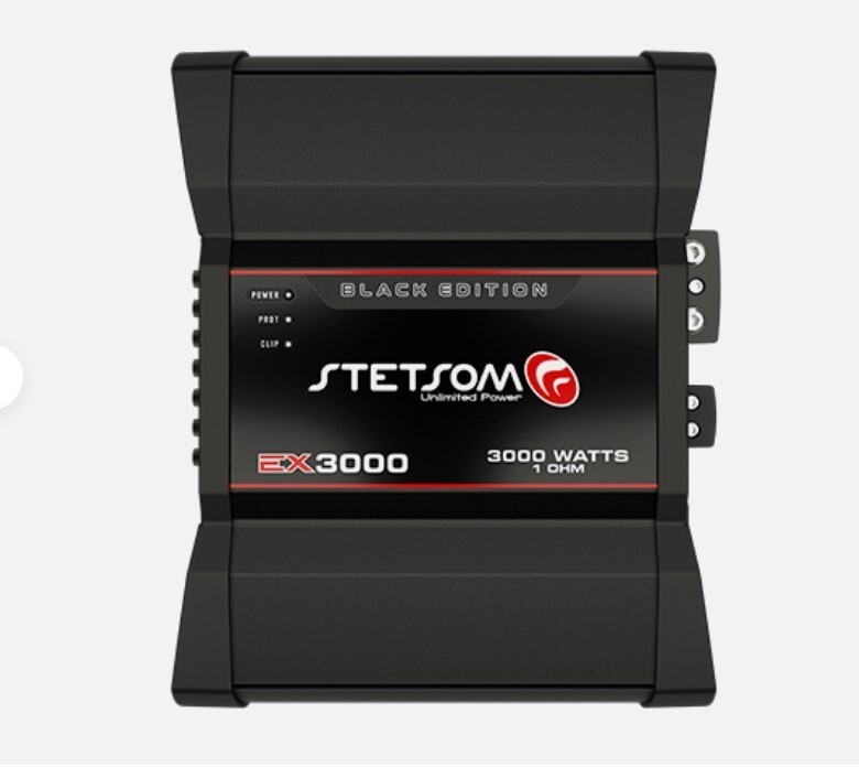 Amplificateur STETSOM EX3000 1 CHANNEL édition noire - 1 OHM - LIVRAISON... - $222.68