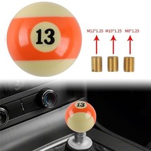 Universal No.13 Billiard Ball Custom Manual Car Gear Shift Knob Shifter ... - $15.88