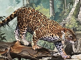 Original Oil Painting Wildlife Jaguar Artist Lowell shapley - £39,547.68 GBP