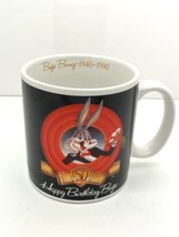 Vintage Mug 1989 Bugs Bunny 50th Happy Birthday Bugs Anniversary Collectible Mug - £7.31 GBP