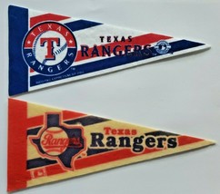 Rare MLB Mini Texas Rangers Pennants 1 Vintage and 1- 2003 PB6 - £11.19 GBP