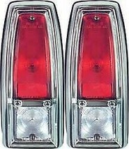 66-67 Chevy II Nova Rear Tail Back Up Light Lamp Assemblies Brake - £218.00 GBP