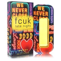 FCUK Late Night by French Connection Eau De Toilette Spray 3.4 oz for Women - $42.00