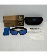 COSTA DEL MAR 6S9018 35 Rincon Black Blue Mirror 63 mm Men&#39;s Sunglasses - $3,208.82 MXN