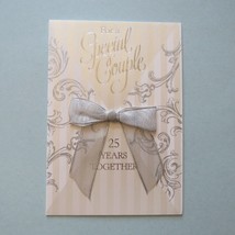 For a Special Couple 25 Years Together Hallmark Greeting Card White Envelope - £5.99 GBP