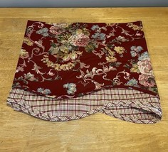 American Living by Ralph Lauren Red Floral &amp; Plaid Cotton Valances 78&quot;X1... - $924.57 MXN
