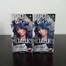2 Schwarzkopf Got2b Metallics Permanent Color Application Kit #M67 BLUE MERCURY - £16.42 GBP