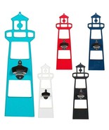 LIGHTHOUSE BOTTLE OPENER - Large 17&quot; Indoor Outdoor Poly &amp; Stainless Ste... - £53.40 GBP