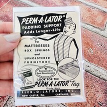 1949 Perm-A-Lator Padding Support Flex-O-Lator Original Vintage Print Ad - £6.27 GBP