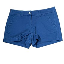 Southern Tide Casual Shorts Khaki Chino Blue Women Size 6 Stretch Slash Pocket - £15.68 GBP