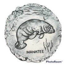 Shapes of Clay Stan Mount St. Helens Ash Art Plaque Endangered Species Manatee - £19.71 GBP
