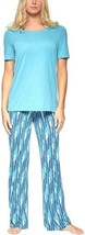 Felina Womens Super Soft Knit Pajama Top Only,1-Piece, Medium, Blue - £18.21 GBP