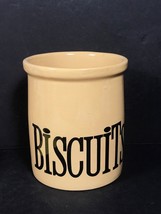 T. G. Green yelloware crock, Biscuit container utensil crock Farmhouse Kitchen - £26.64 GBP