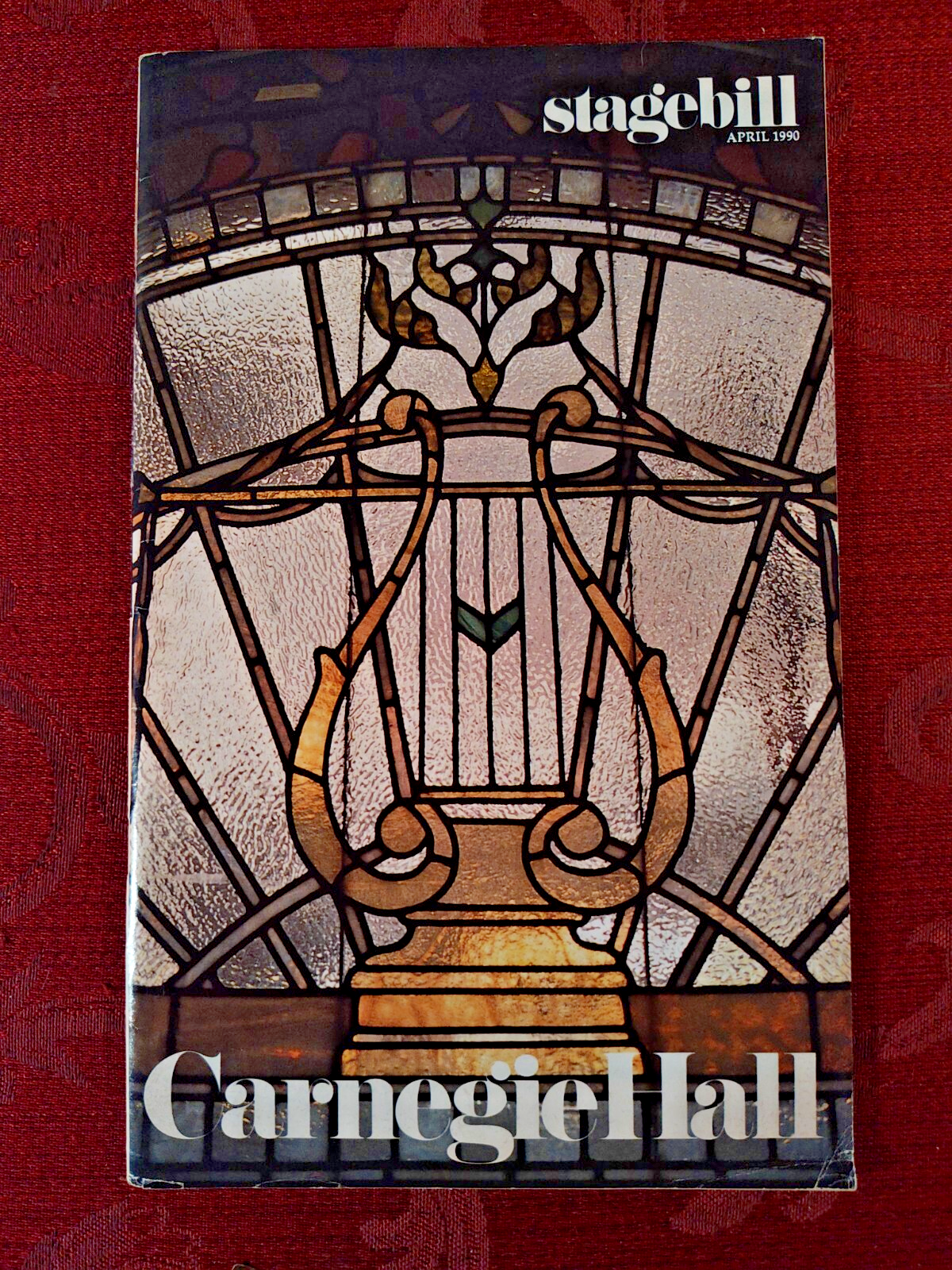 STAGEBILL magazine April 30 1990 SHERRILL MILNES Concert Carnegie Hall - $14.40