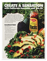 Print Ad Betty Crocker Bac-Os Salad Recipe Vintage 1982 Advertisement - $9.70