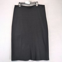 St John Straight Pencil Black Midi Skirt Size 8 Wool Blend 31&quot;W 9&quot; Slit ... - €30,81 EUR