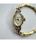 Rogers Supreme 14K Gold Diamonds Ladies Wrist Watch Non Running Vintage - $217.79