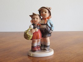 Vintage Goebel Hummel Porcelain Surprise #94/3/0 Figurine TMK6 Boy Girl Basket - £11.27 GBP