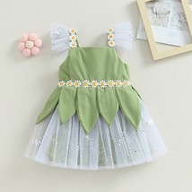 NEW Tinker Bell Fairy Dress Girls Halloween Costume - £10.38 GBP