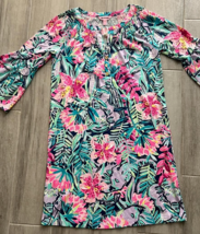 Lilly Pulitzer Teigen Dress Multicolored Slathouse Soiree Tropical Size XXS NWOT - £28.69 GBP