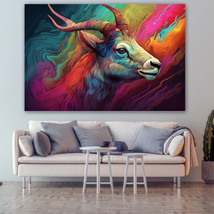 Color goat Canvas Painting Wall Art Poster Landscape Canvas Print Picture - £10.95 GBP+
