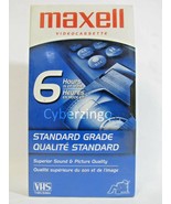 Maxell Standard Grade T-120 VHS Blank Video Tape New Factory Sealed Package - £10.00 GBP