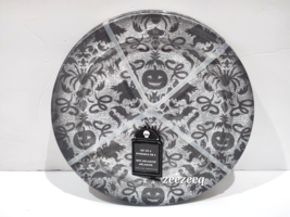 13th &amp;Elm Halloween Melamine Dinner Plates Bats Pumpkins Snakes 11&quot; Set ... - $34.99
