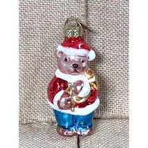 Vintage Thomas Pacconi Santa Claus Teddy Bear Glass Ornament Christmas H... - £3.91 GBP