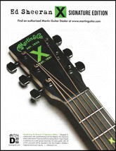 Ed Sheeran Multiply Signature Martin X acoustic guitar advertisement ad print - £3.31 GBP