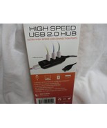 High Speed USB 2.0 Hub with 4 Connection Ports - £19.59 GBP