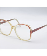 Vintage UOC Eyeglasses Frames 140 Translucent Plastic Orange Yellow Pink... - £9.96 GBP