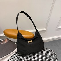 Women Shoulder Bag Retro Solid Color Messenger Bags Zipper All-Match Phone Cresc - £10.31 GBP