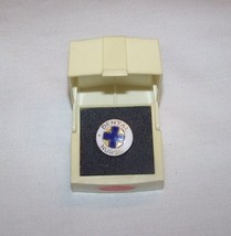 VINTAGE DENTAL NURSE LAPEL BADGE PIN GOLD PLATED - £7.90 GBP