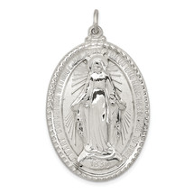 Silver Miraculous Medal QC5525 - $218.55