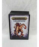 Lot Of (50) Warhammer Age Of Sigmar Champions Flesh Eater Courts Sleeves - £15.77 GBP